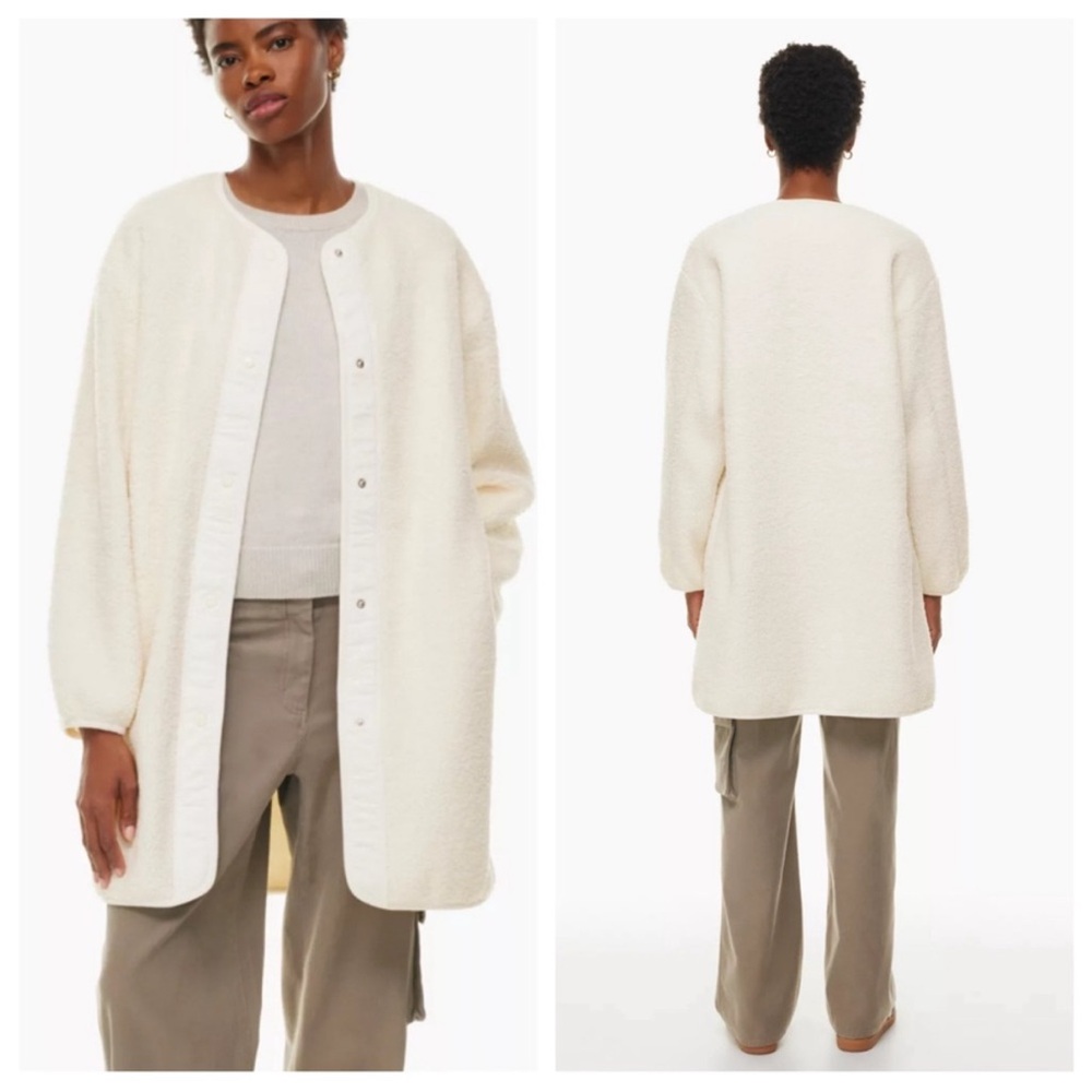 Wilfred Free Off-White Textured Coat
